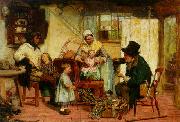 David Henry Friston The Toy Seller oil painting